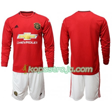 Billiga Fotbollströjor Manchester United Barn Hemma tröja 2019/20 Långärmad